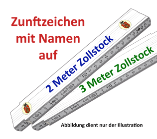 Zunft-Zollstock Böttcher